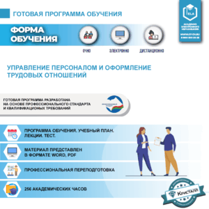 Комплект учебной программы “Управление персоналом и оформление трудовых отношений”